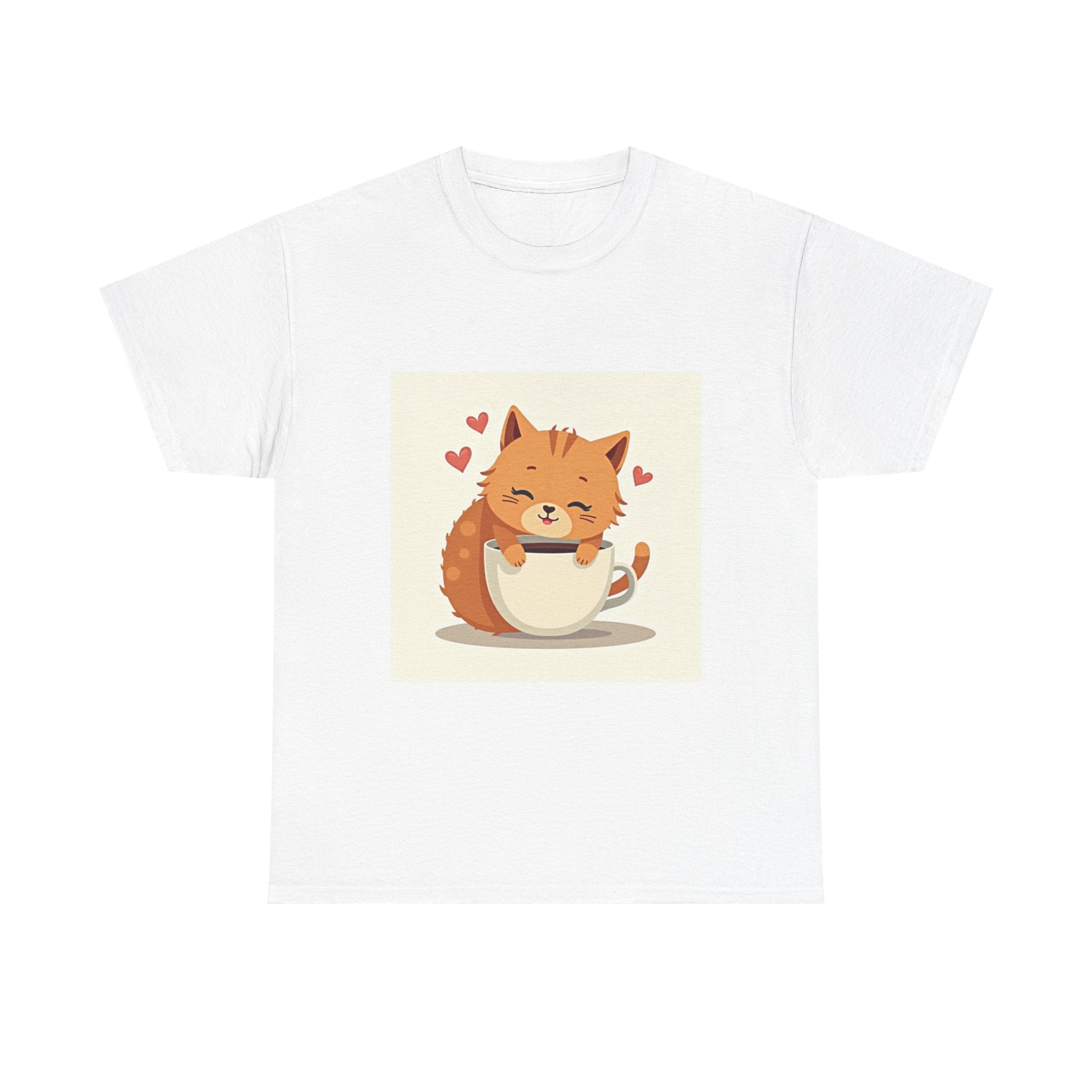 Cat Mom Shirt - Blessed by Cats and Coffee