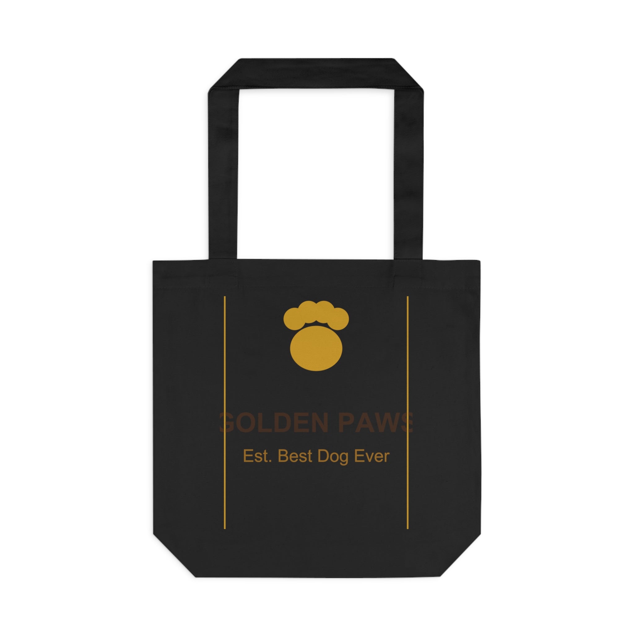 Golden Paws Cotton Tote Bag