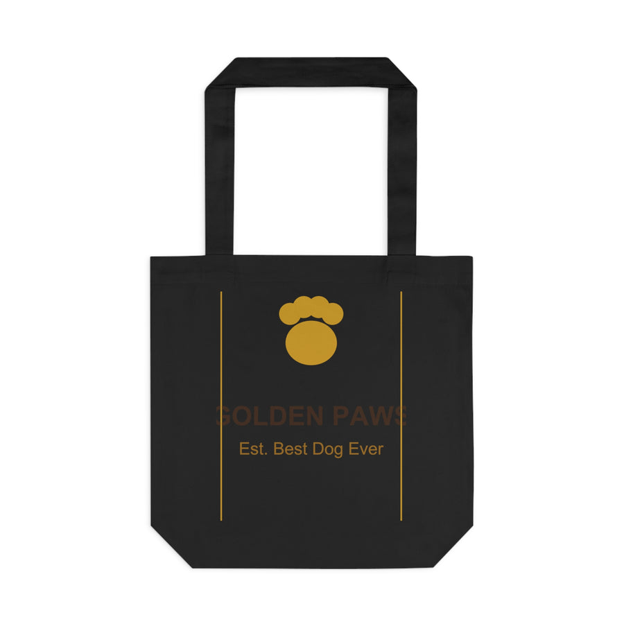 Golden Paws Cotton Tote Bag