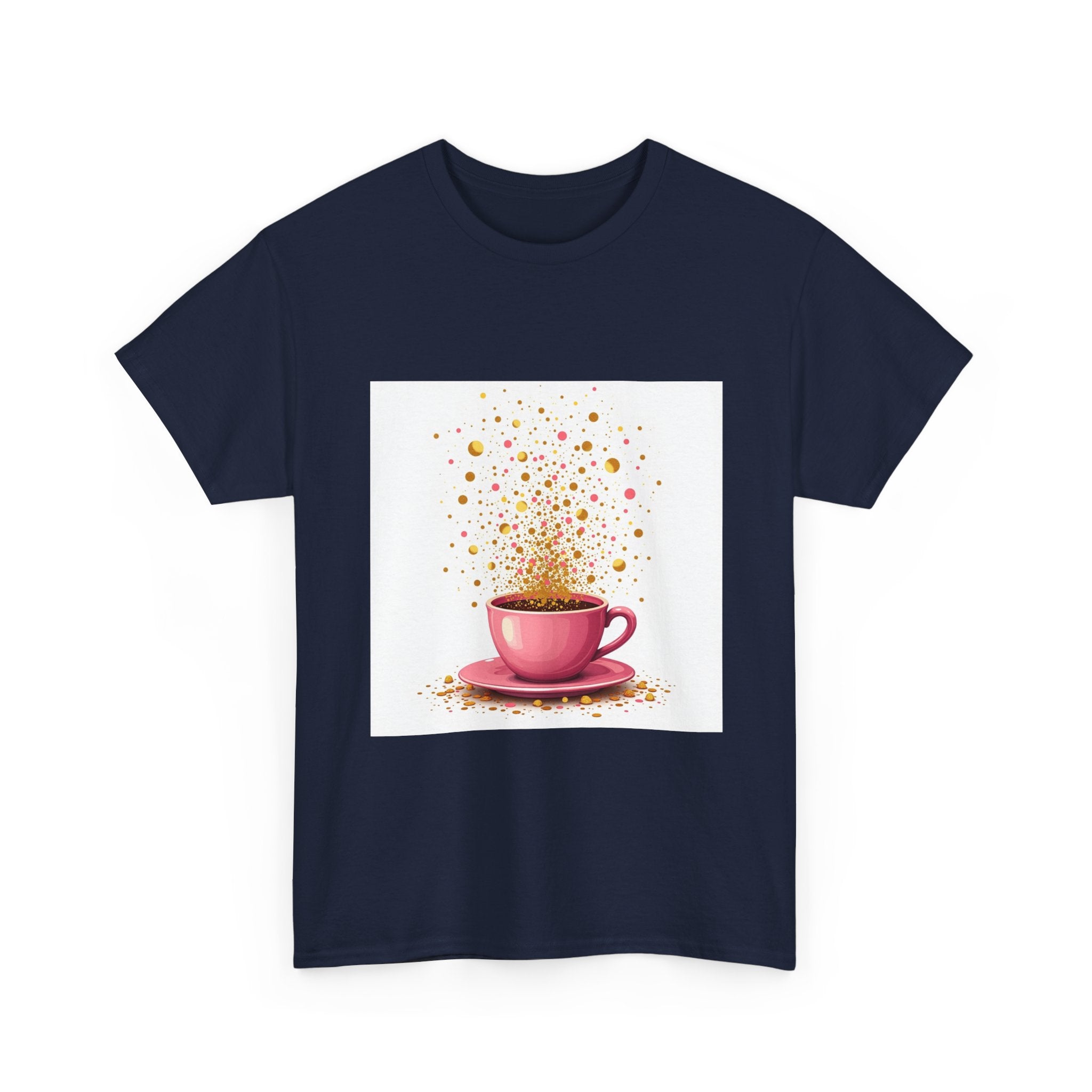 Hot Mess Grandma Tee - Glitter Chaos and Coffee