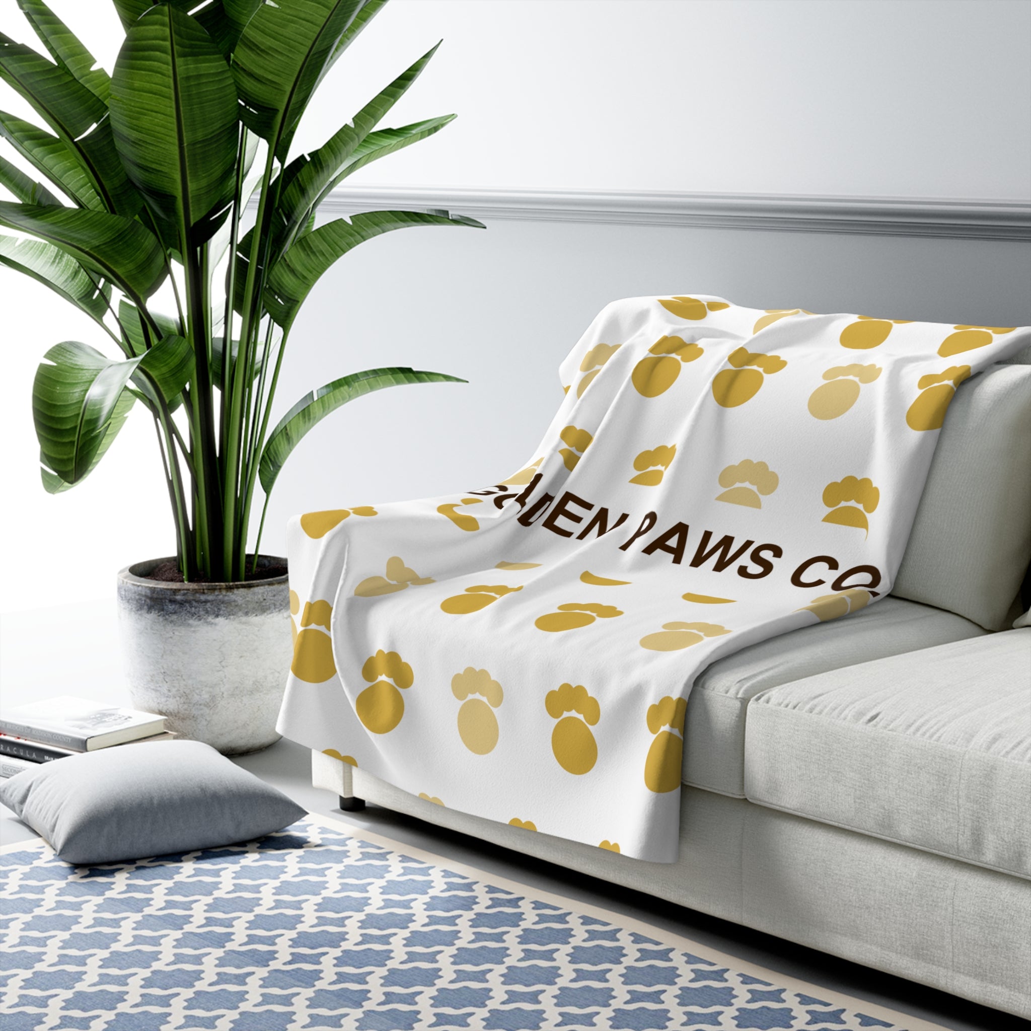 Golden Retriever Sherpa Blanket