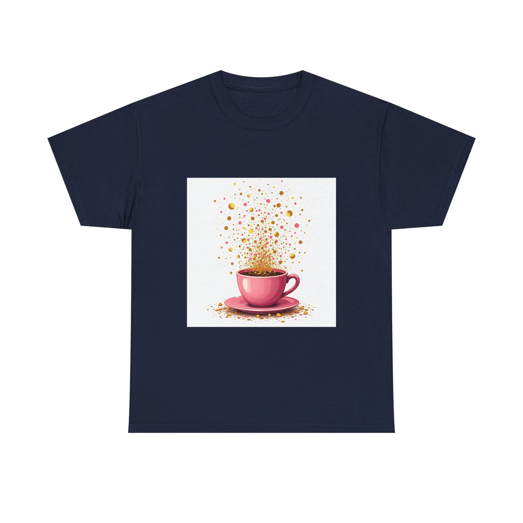 Hot Mess Grandma Tee - Glitter Chaos and Coffee