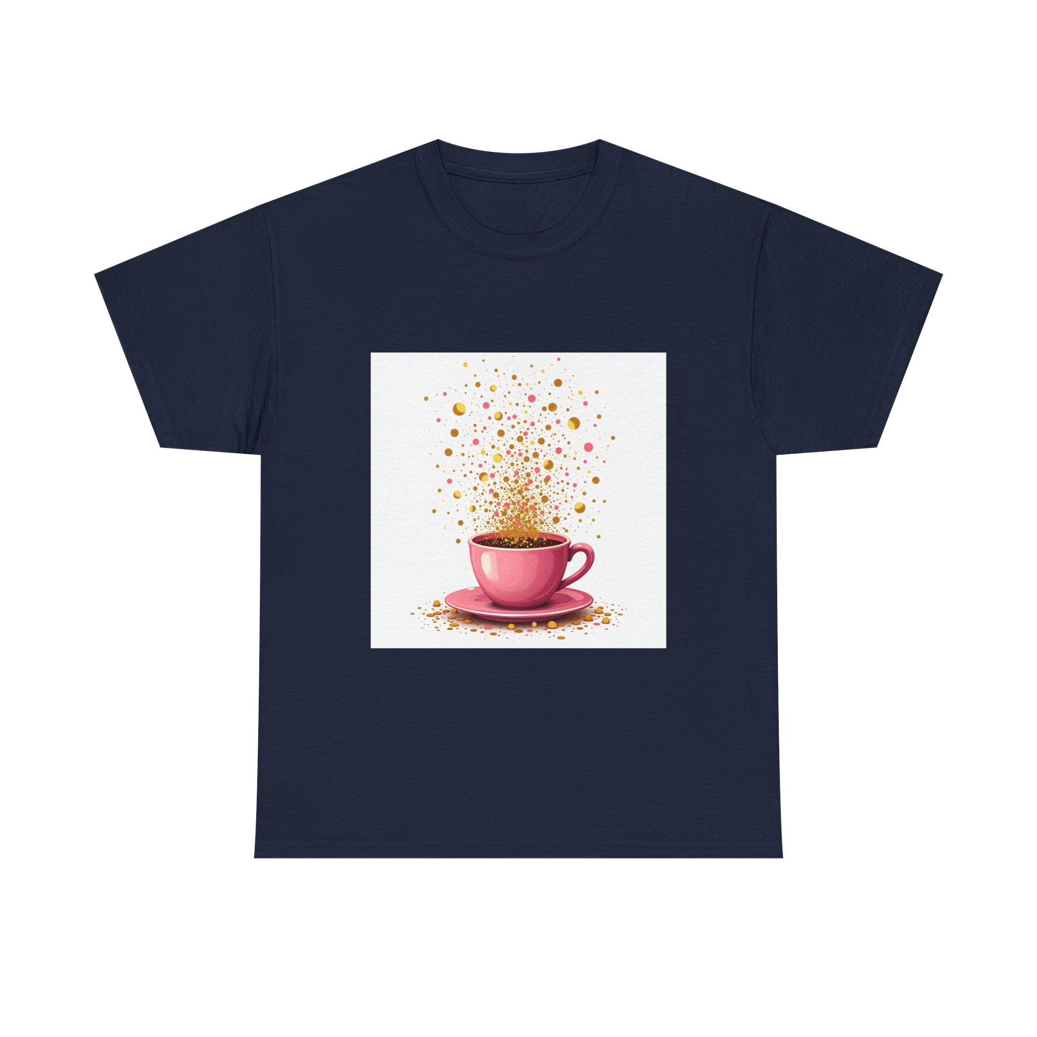Hot Mess Grandma Tee - Glitter Chaos and Coffee