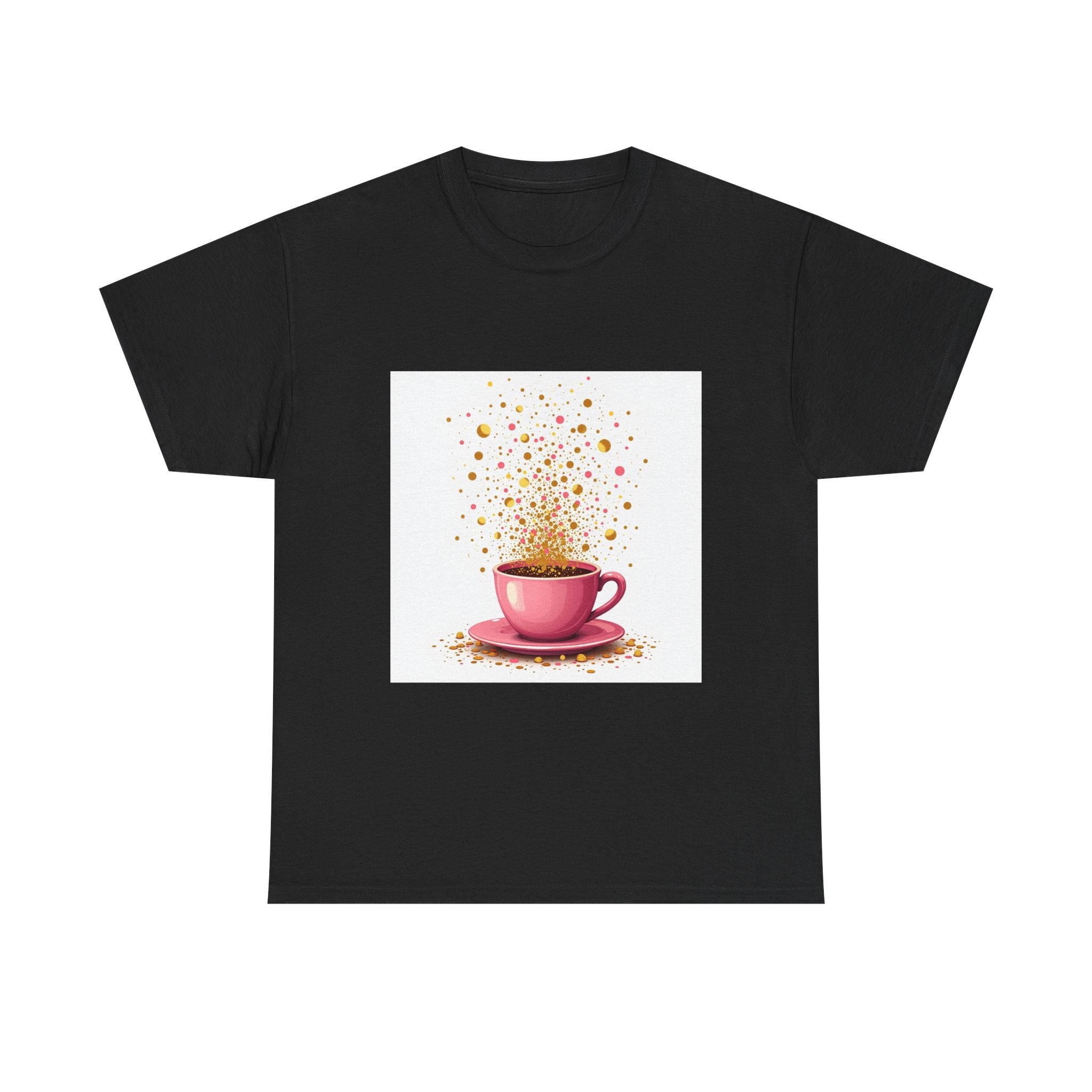 Hot Mess Grandma Tee - Glitter Chaos and Coffee