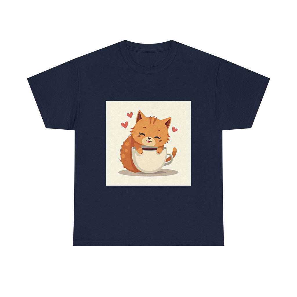 Cat Mom Shirt - Blessed by Cats and Coffee