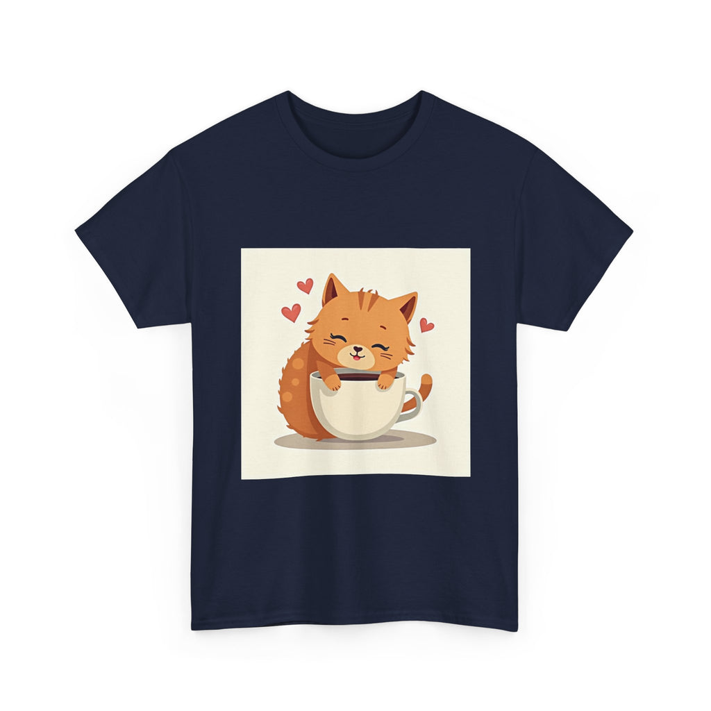 Cat Mom Shirt - Blessed by Cats and Coffee